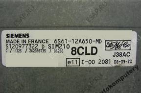 БЛОК УПРАВЛЕНИЯ FORD sim210 s120977322d 6s6112a650md 8cld