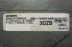 БЛОК УПРАВЛЕНИЯ FORD sim29 s118944012b 3dzb 6m5112a650aab