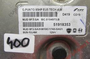 БЛОК УПРАВЛЕНИЯ FPT G PUNTO 85HP 51918353 949-1UJ4M 12V
