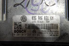 БЛОК УПРАВЛЕНИЯ   GOLF 03G906021KH 0281013226