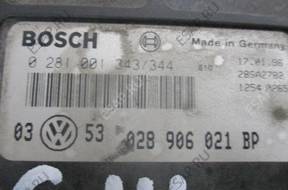 БЛОК УПРАВЛЕНИЯ GOLF III 1.9 SDI 0281001343/344