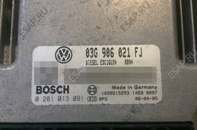 БЛОК УПРАВЛЕНИЯ Golf V PLUS 1.9 TDI 105KM BLS 0281013091