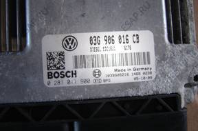 БЛОК УПРАВЛЕНИЯ golf V touran 1.9 tdi 03g906016cb