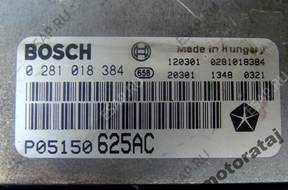 БЛОК УПРАВЛЕНИЯ GRAND CHEROKEE 0281018384 P05150625AC
