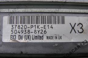 БЛОК УПРАВЛЕНИЯ HONDA   37820-P1K-E14
