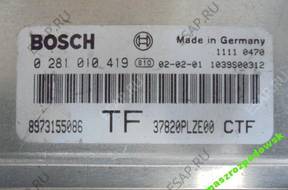 БЛОК УПРАВЛЕНИЯ HONDA CIVIC 0281010419 8973155086