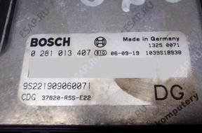 БЛОК УПРАВЛЕНИЯ HONDA CIVIC III 9s221909060071 0281013407