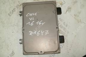 БЛОК УПРАВЛЕНИЯ HONDA CIVIC VI 95-00 1.6 16v D16Y7 EL