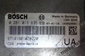 БЛОК УПРАВЛЕНИЯ  HONDA CR-V 2.2CDI 0281013635