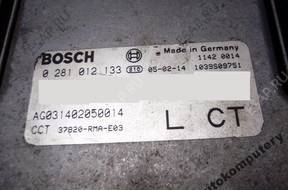 БЛОК УПРАВЛЕНИЯ HONDA CR-V 2.2CTDI 37820rmae03 0281012133