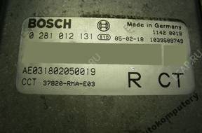 БЛОК УПРАВЛЕНИЯ HONDA CRV 2.2D ae031802050019 0281012131