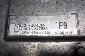 БЛОК УПРАВЛЕНИЯ HONDA JAZZ 37820rb0e14 f9 37820-rb0-e14