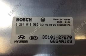 БЛОК УПРАВЛЕНИЯ HYUNDAI 3910127270 0281010585 39101-27270