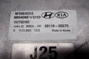 БЛОК УПРАВЛЕНИЯ HYUNDAI 39110-25070 3911025070 5wy5210d