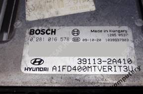 БЛОК УПРАВЛЕНИЯ HYUNDAI 39113-2a410 391132a410 0281016578