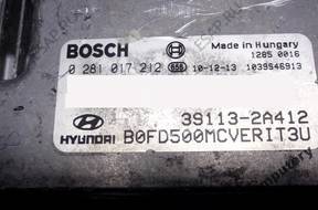БЛОК УПРАВЛЕНИЯ HYUNDAI 39113-2a412 391132a412 0281017212