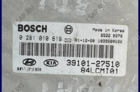 БЛОК УПРАВЛЕНИЯ HYUNDAI ACCENT 0281010619 39101-27510