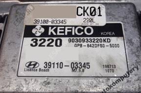 БЛОК УПРАВЛЕНИЯ HYUNDAI i20 3911003345 9030933220kd
