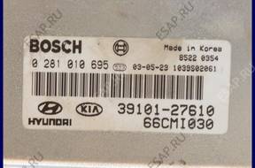 БЛОК УПРАВЛЕНИЯ HYUNDAI MATRIX 1.5 0281010695 39101-27610