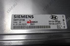 БЛОК УПРАВЛЕНИЯ    HYUNDAI MATRIX 1.8 5WY1473B