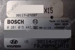 БЛОК УПРАВЛЕНИЯ HYUNDAI TUSCON 3911427297 0281015443