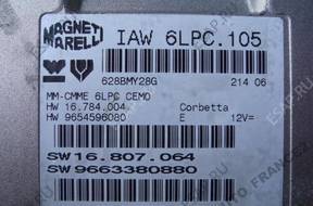 БЛОК УПРАВЛЕНИЯ IAW 6LPC105 КОМПЛЕКТ PEUGEOT 207 1.4 16v