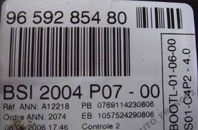 БЛОК УПРАВЛЕНИЯ IAW 6LPC105 КОМПЛЕКТ PEUGEOT 207 1.4 16v