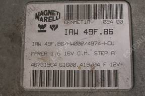 БЛОК УПРАВЛЕНИЯ   IAW49F.B6 FIAT MAREA 1,6 16V