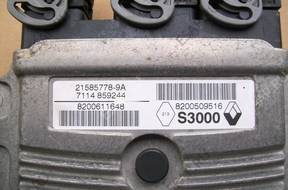 БЛОК УПРАВЛЕНИЯ ИММОБИЛАЙЗЕР BSI КАРТА RENAULT SCENIC II 1.6 16V