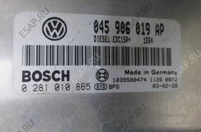 БЛОК УПРАВЛЕНИЯ IMO КОМПЛЕКТ POLO 1.4 TDI 045906019AP 01-04