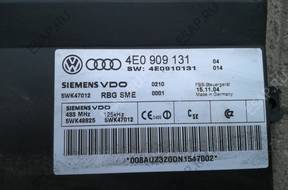 БЛОК УПРАВЛЕНИЯ KESSY 4E0909131 AUDI A8