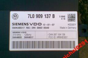 БЛОК УПРАВЛЕНИЯ KESSY VW TOUAREG 7L0909137B