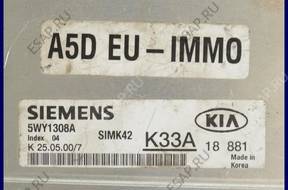 БЛОК УПРАВЛЕНИЯ   KIA RIO 1.5 16V 5WY1308A SIMK42