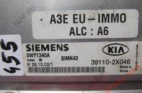 БЛОК УПРАВЛЕНИЯ KIA SIEMENS 5WY1340A 39110-2X046 SIM K42