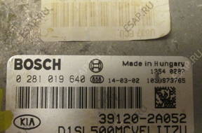 БЛОК УПРАВЛЕНИЯ KIA SPORTAGE 1.7 0281019640 39120-2A052