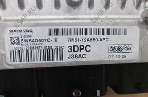 БЛОК УПРАВЛЕНИЯ ключ BSI FOCUS 1.8 TDCI 7M5112A650APC