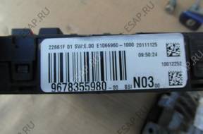 БЛОК УПРАВЛЕНИЯ КЛЮЧ BSI КОМПЛЕКТ PEUGEOT 208 1.6 E HDI