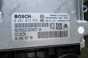 БЛОК УПРАВЛЕНИЯ КЛЮЧ BSI PEUGEOT 308 1.6 HDI КОМПЛЕКТ