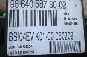 БЛОК УПРАВЛЕНИЯ КЛЮЧ BSI PEUGEOT 308 1.6 HDI КОМПЛЕКТ