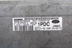 БЛОК УПРАВЛЕНИЯ КЛЮЧ FIESTA MK6 1.25 3S61-12A650-CB