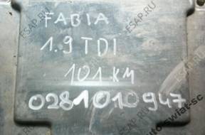 БЛОК УПРАВЛЕНИЯ КЛЮЧ КОМПЛЕКТ  SKODA FABIA 1,9 TDI