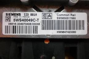 БЛОК УПРАВЛЕНИЯ КЛЮЧ PARTNER 2.0 HDI 5WS40049C-T