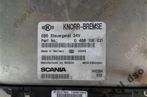 БЛОК УПРАВЛЕНИЯ  KNORR-BREMSE EBS 0486106021 SCANIA