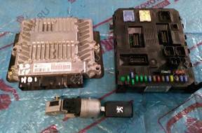 БЛОК УПРАВЛЕНИЯ КОМПЛЕКТ 2.0 HDI 16V PEUGEOT 307 9662907080