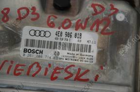 БЛОК УПРАВЛЕНИЯ КОМПЛЕКТ AUDI A8 D3 W12 6.0 4E0906018