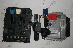 БЛОК УПРАВЛЕНИЯ КОМПЛЕКТ BSI PEUGEOT 207 1.6 HDI 0281012485