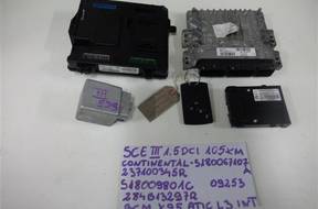 БЛОК УПРАВЛЕНИЯ КОМПЛЕКТ BSI SCENIC III 1.5 DCI S180067107A