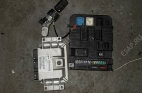 БЛОК УПРАВЛЕНИЯ КОМПЛЕКТ BSI ЗАМОК ЗАЖИГАНИЯ PEUGEOT 207 1.4 16V