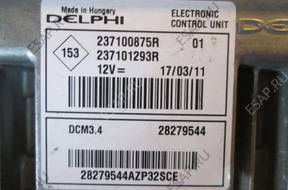БЛОК УПРАВЛЕНИЯ КОМПЛЕКТ CLIO III 1.5 DCI 237100875 год,