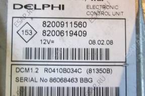 БЛОК УПРАВЛЕНИЯ КОМПЛЕКТ CLIO III 1.5 DCI 8200911560